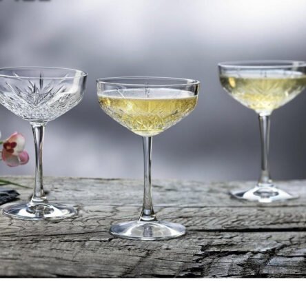 Ποτήρι σαμπάνιας 270ml σκαλιστό Timeless