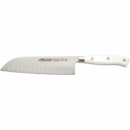 ΜΑΧΑΙΡΙ SANTOKU ΑΥΛΑΚΙΑ ΛΕΥΚΗ ΛΑΒΗ 18εκ ARCOS RIVIERA