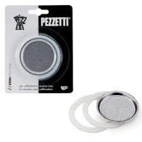 Pezzetti φιλτρο και φλατζες Steelexpress 4 φλυτζανια