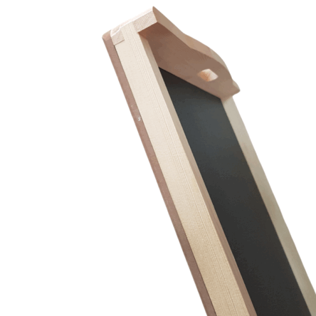 Δίσκος σερβιρίσματος ξύλινος με χέρια παραμάνα 40x60