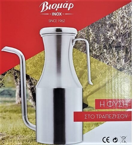 Ροή λαδικό λαδιού ανοξείδωτο 1810 χωρίς ραφή 1000 ml viomar