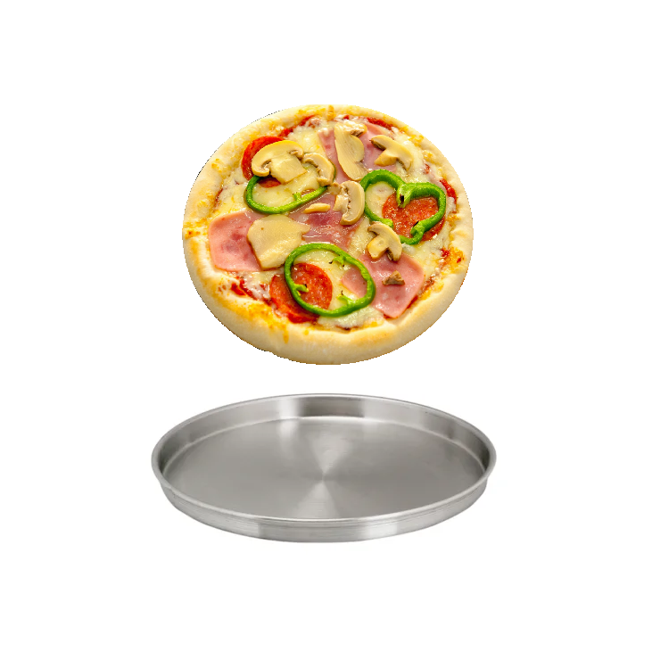 Ταψί σινί ψησίματος πίτσας πίτας αλουμινίου 20 χ 2,5