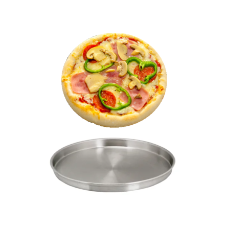 Ταψί σινί ψησίματος πίτσας πίτας αλουμινίου 22 χ 2,5