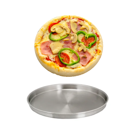 Ταψί σινί ψησίματος πίτσας πίτας αλουμινίου 26 χ 2,5