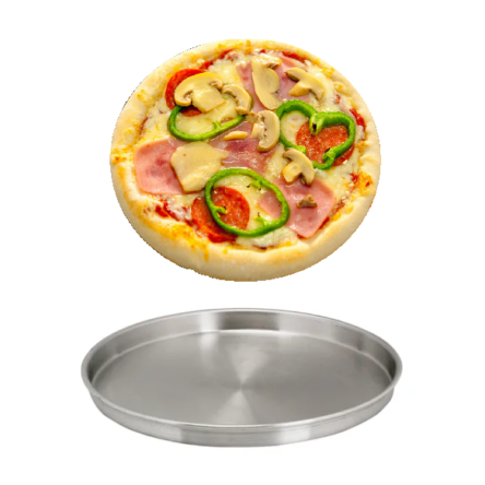 Ταψί σινί ψησίματος πίτσας πίτας αλουμινίου 30 χ 2,5