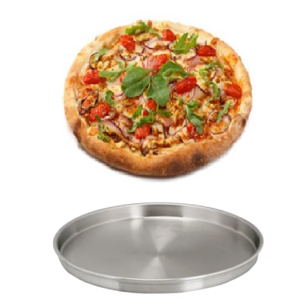 Ταψί σινί ψησίματος πίτσας πίτας αλουμινίου 34 χ 3