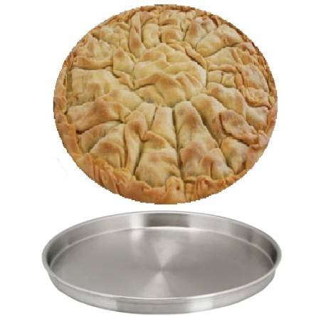 Ταψί σινί ψησίματος πίτσας πίτας αλουμινίου 44 χ 3,5