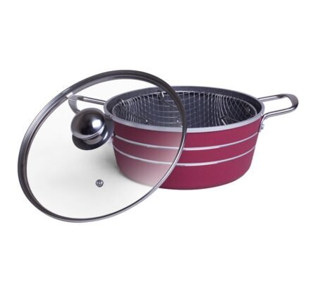 Φριτέζα πέτρα Νο24 με πυρίμαχο γυάλινο καπάκι