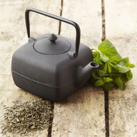 Τσαγιέρα μαντέμι μαύρη 400 ml