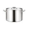 Κατσαρόλα ανοξείδωτη 24χ14 με καπάκι