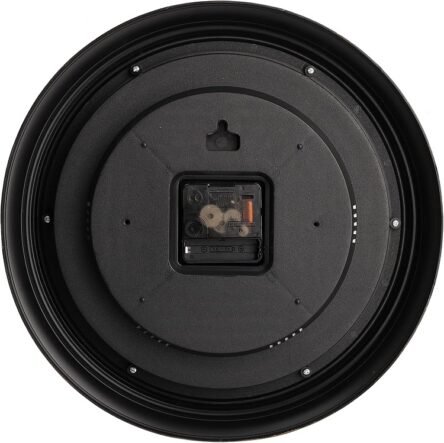 Ρολόι τοίχου πλαστικό καφέ 35 εκατοστά