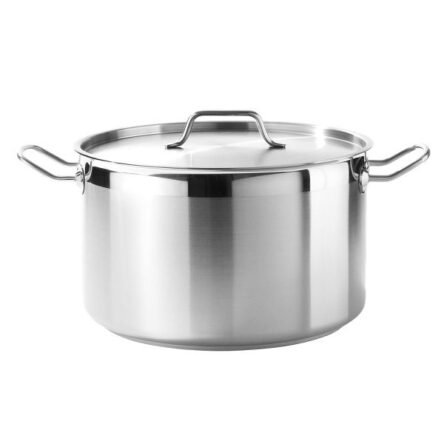 Κατσαρόλα ανοξείδωτη 24χ14 με καπάκι