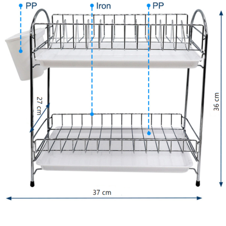 Πιατοθήκη ανοξείδωτη 18/10