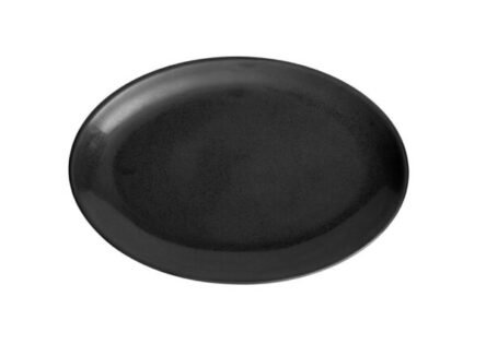 Πιατέλα οβάλ μαύρη