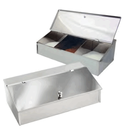 Καφεκούτι 3 θέσεων μικρό ανοξείδωτο