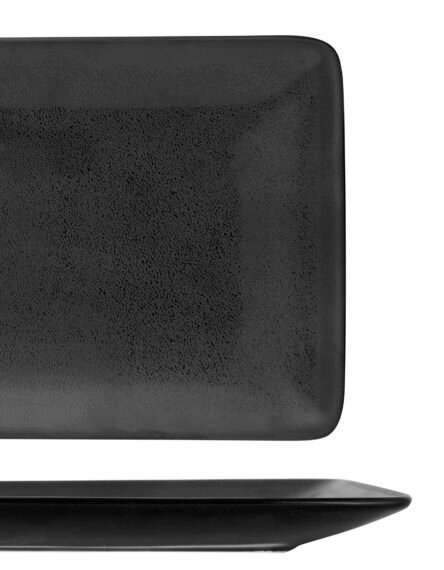Πιατέλα ορθογώνια μαύρη