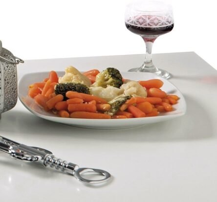 Πιάτο τετράγωνο λευκό