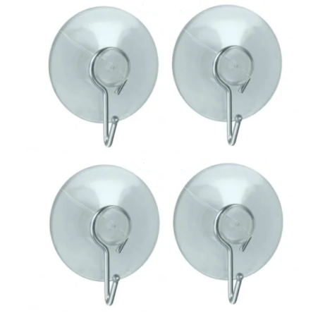 Βεντούζα διάφανη με γάντζο