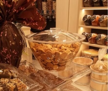 Μπολ ακρυλικό διάφανο γλυκών με καπάκι