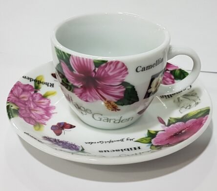 Φλιτζάνι καφέ λουλούδια