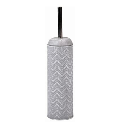 Καλάθι τουαλέτας μεταλλικό γκρι