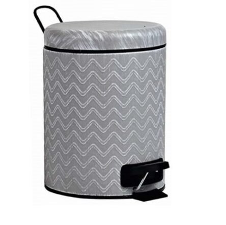 Καλάθι τουαλέτας μεταλλικό γκρι