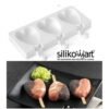φόρμα σιλικόνης παγωτού καρδιά