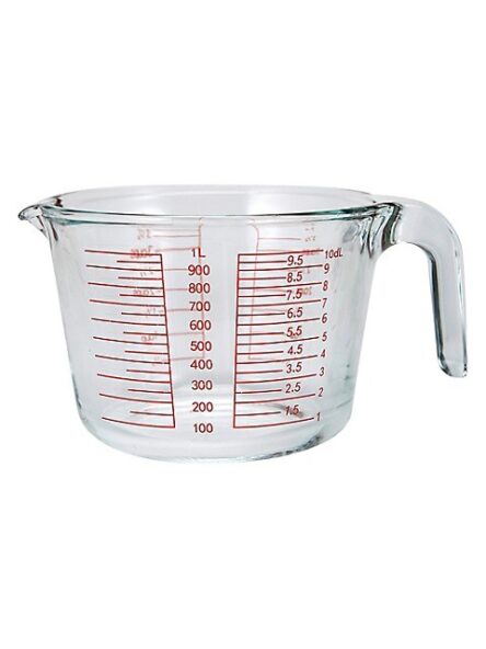Κανάτα μεζούρα γυάλινη 1000 ml