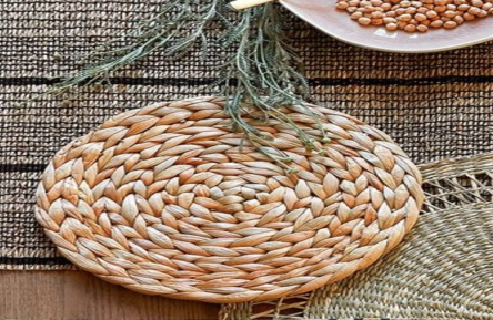 Σουπλά ψάθινο οβάλ