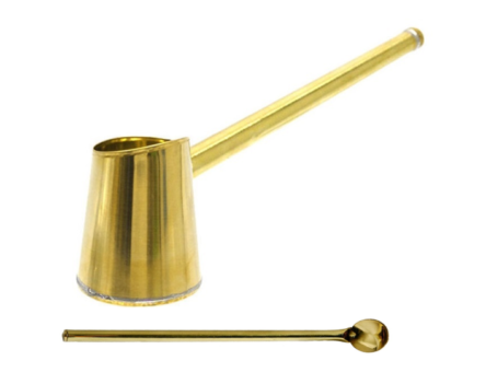 Κουτάλι χρυσό καφέ