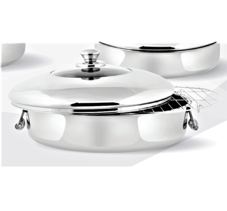 Στρογγυλή Γάστρα ανοξείδωτη 34 εκατοστά