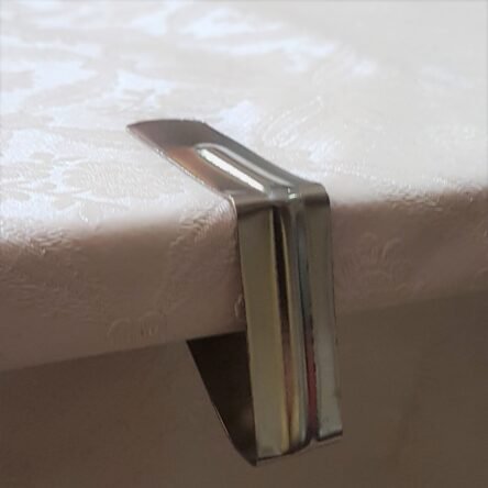 Πιάστρα τραπεζομάντηλου ανοξείδωτη