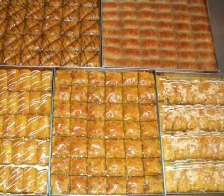 Ταψί κολλητό αλουμινίου ζαχαροπλαστείου 28Χ42Χ5