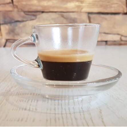 Φλιτζάνι διάφανο εσπρέσο 80 cc