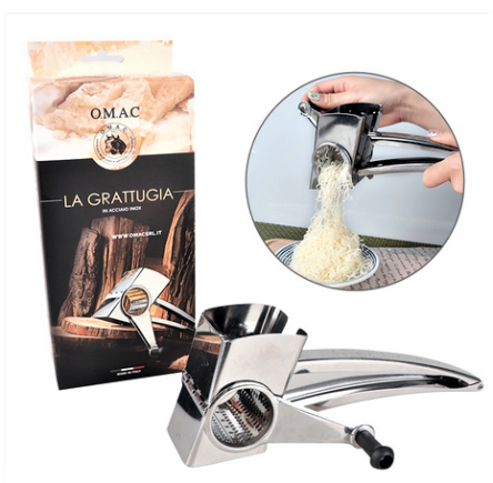 Χειροκίνητος τρίφτης από ανοξείδωτο χάλυβα