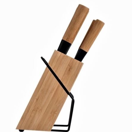 Μαχαίρια μπαμπού σε βάση