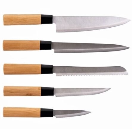 Μαχαίρια μπαμπού σε βάση