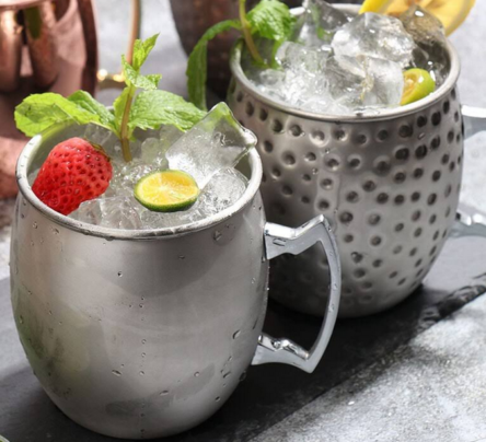 Κύπελλο με χέρι ινοχ ματ κοκτέιλ