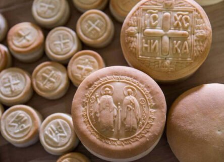 Ταψί αντικολλητικό βαθύ πέτρα 20 εκατοστά για πρόσφορο