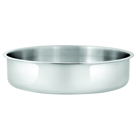 Ταψί βαθύ ανοξείδωτο πλάτος 26 εκ ύψος 8 εκ 1810 Viomar