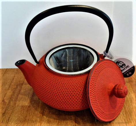 Τσαγιέρα μαντέμι κόκκινη 400 ml