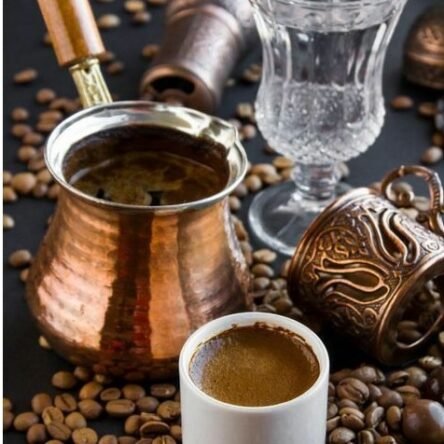 Μπρίκι χάλκινο Ελληνικού καφέ 250 ml