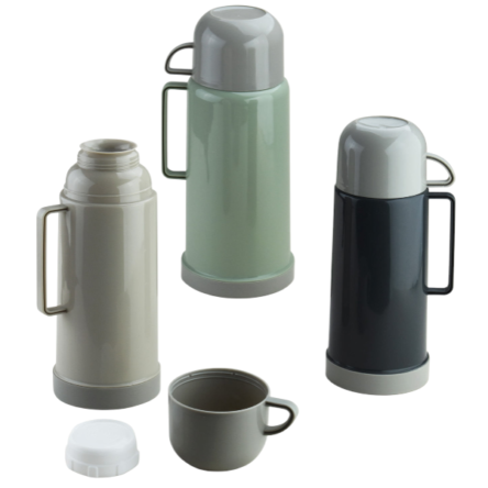 Θέρμος με διπλό ισοθερμικό γυαλί 1000 ml