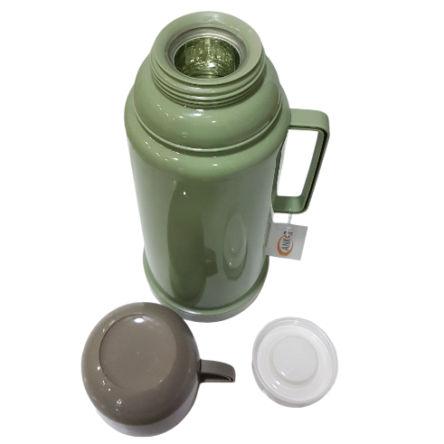 Θέρμος με διπλό ισοθερμικό γυαλί 1000 ml