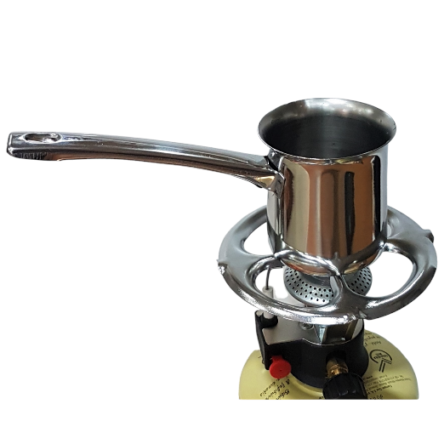 Μπρίκι υγραερίου μεταλλικό χέρι 360 ml