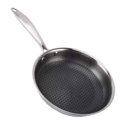 Τηγάνι ανοξείδωτο με αντικολλητική επίστρωση 24x5cm