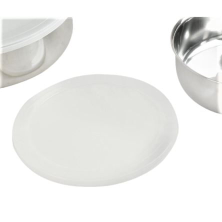 Φαγητοδοχεία ανοξείδωτα σετ 3 τεμαχίων