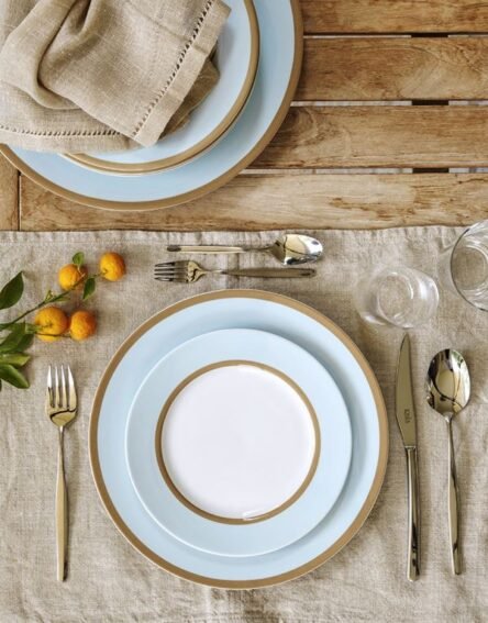 Πιάτο ρηχό πορσελάνη Ιωνία Basics SKY-N στρογγυλό 27 εκατοστά