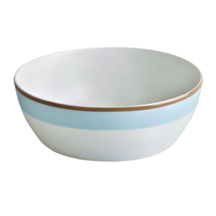 Σαλατιέρα πορσελάνη Ιωνία Basics SKY στρογγυλό 23 εκατοστά