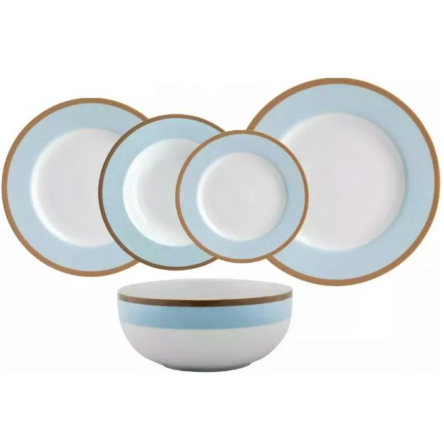 Σαλατιέρα πορσελάνη Ιωνία Basics SKY στρογγυλό 23 εκατοστά